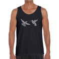 thumbnail image 1 of Hummingbirds - Men's Word Art Tank Top, 1 of 2