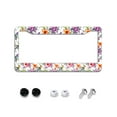 thumbnail image 1 of Hummingbirds and Tropical Flowers License Plate Frames for Women Men Car Plate Holder Cover Metal Tag Aluminum Car Accessories Front Rear Plate Decor, 1 of 6