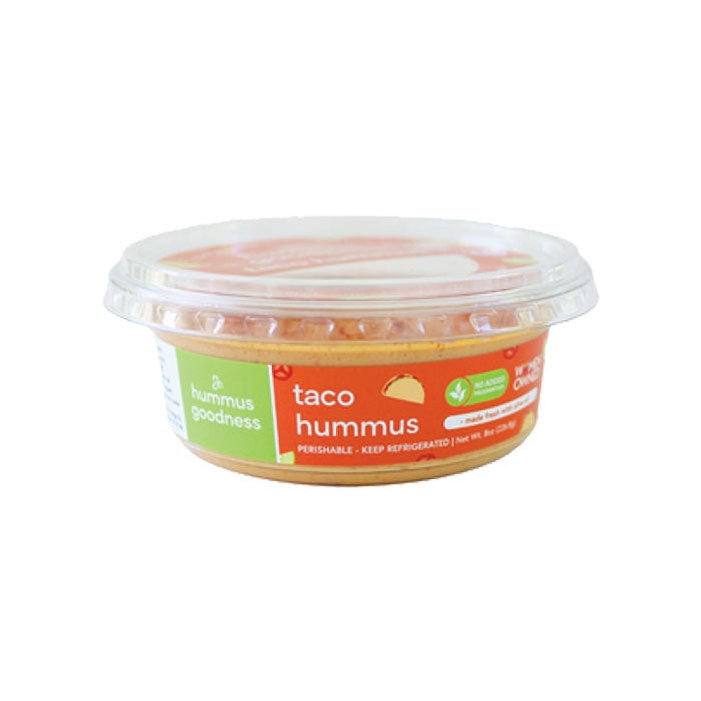 Hummus Goodness Hummus Taco, 8oz Pack of 6