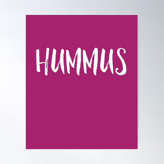 Hummus Poster Wall Art, Modern Wall Decor For Living Room Bedroom, 16x24 UNFRAMED