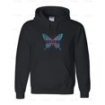 thumbnail image 1 of Humor Fearless Butterfly Cute Colorful Blue Hoodie M3081955, Up to Size 5XL, 1 of 2