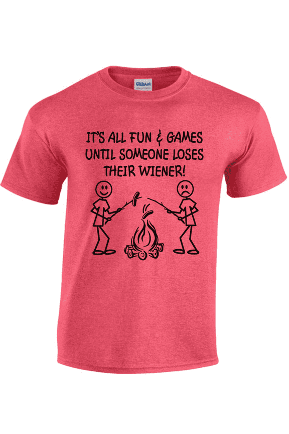 Humor Funny Camping Hiking Gear T-shirt Mens Graphic Tees Father Husband Birthday Dad Gifts