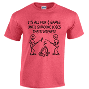 Humor Funny Camping Hiking Gear T-shirt Mens Graphic Tees Father Husband Birthday Dad Gifts