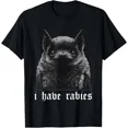 thumbnail image 1 of Humor I Have Rabies Bat Retro Meme Vintage Style Unisex T-Shirt up to size 5XL, 1 of 2