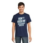 Humor Men's & Big Men's Don't Rush Me I'm Waiting For the Last Minute Graphic T-Shirt, Sizes S-3XL