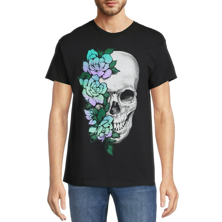Humor & Big Men's Flower Graphic T-Shirt - Walmart.com