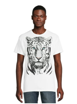 verwijzen Op tijd domein Mens Tiger Print Shirt