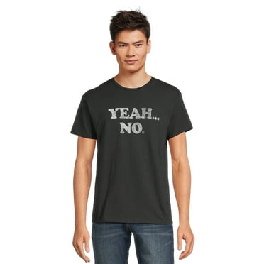 Humor Men's & Big Men's Yeah No Graphic T-Shirt, Sizes S-3XL