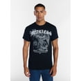 thumbnail image 1 of Humor Men's and Big Men's Fearless Statue Graphic Tee with Short Sleeves, Size S-3XL, 1 of 5