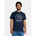thumbnail image 1 of Humor Men's and Big Men's Talk To Myself Cat Graphic Tee with Short Sleeves, Sizes S-3XL, 1 of 5