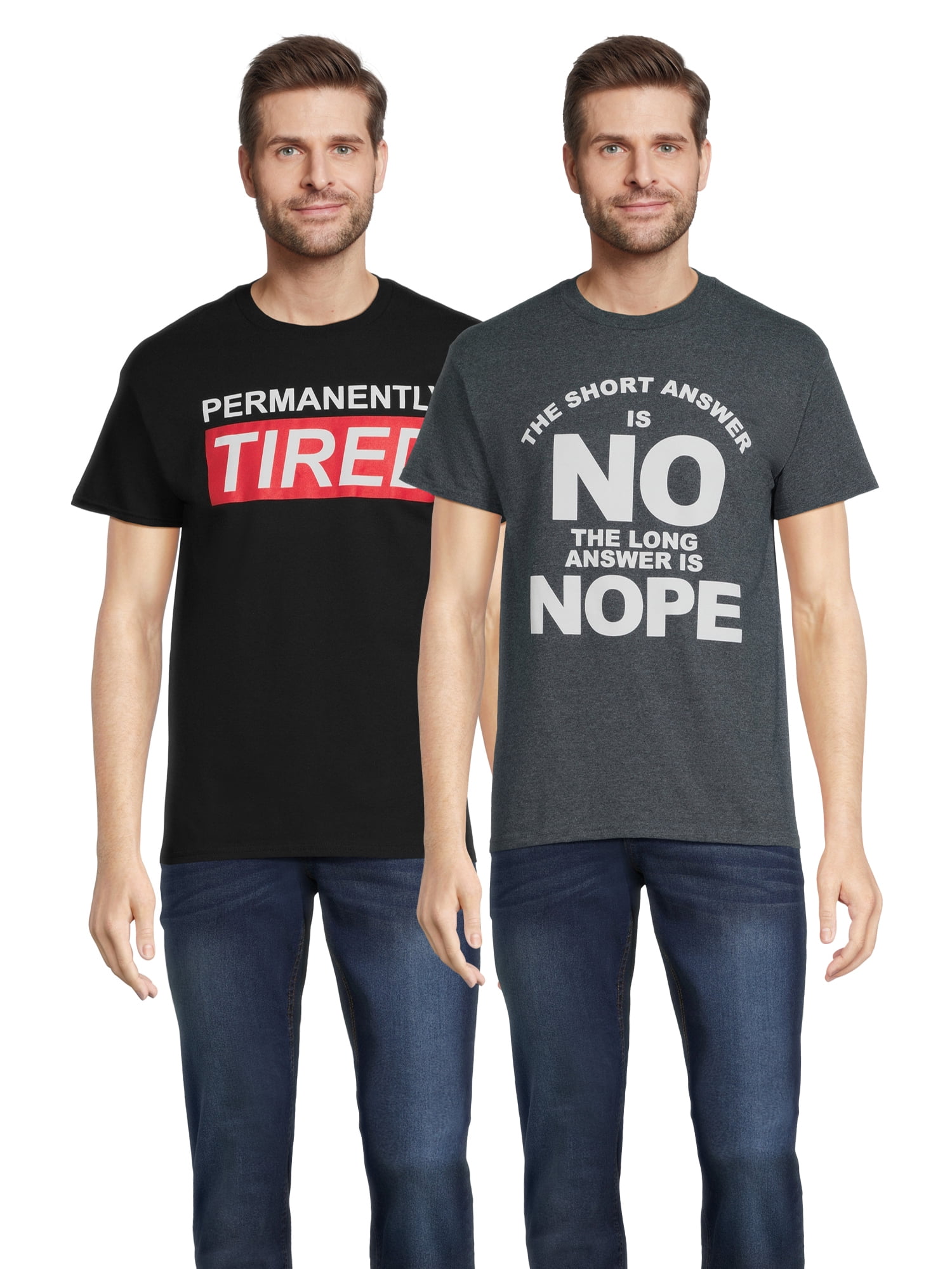 Comical Shirt Men's "Nope Not Today" Funny Adulting T-Shirt - Heavyweight Cotton Tee