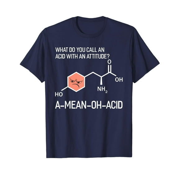 Humor Nerdy Chemistry Unisex T Shirt Gifts-Amino Acid for Women Men Chemistry Funny Cute Shirt