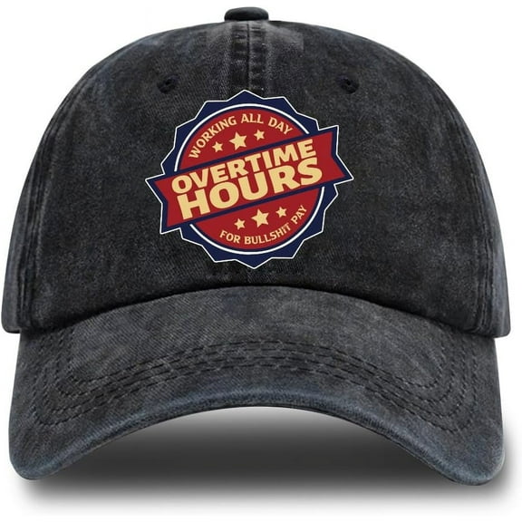 Humor Saying Adjustable Washed Cotton Baseball Cap, Funny Retro Trucker Hat Gift for Men Women Dad Husband Coworker