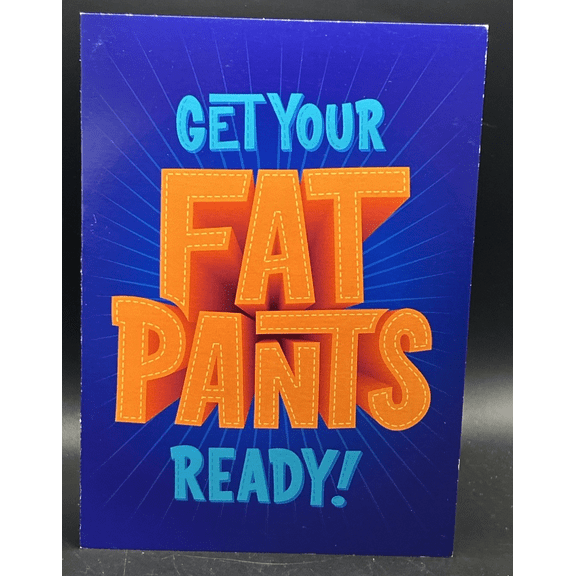 Humor Thanksgiving Greeting Card w/Envelope