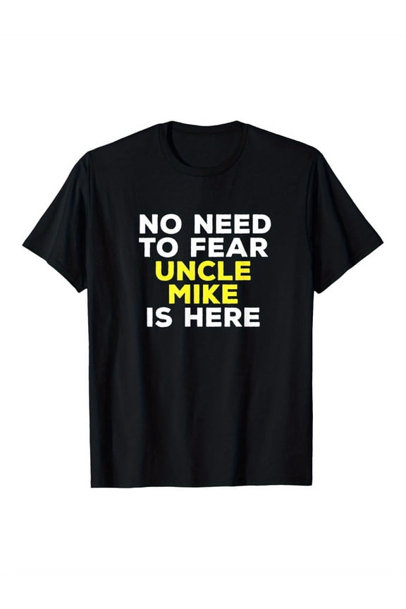 Humor Uncle Graphic T-Shirt - Mike 180g Family Men's Name T-Shirt Gift