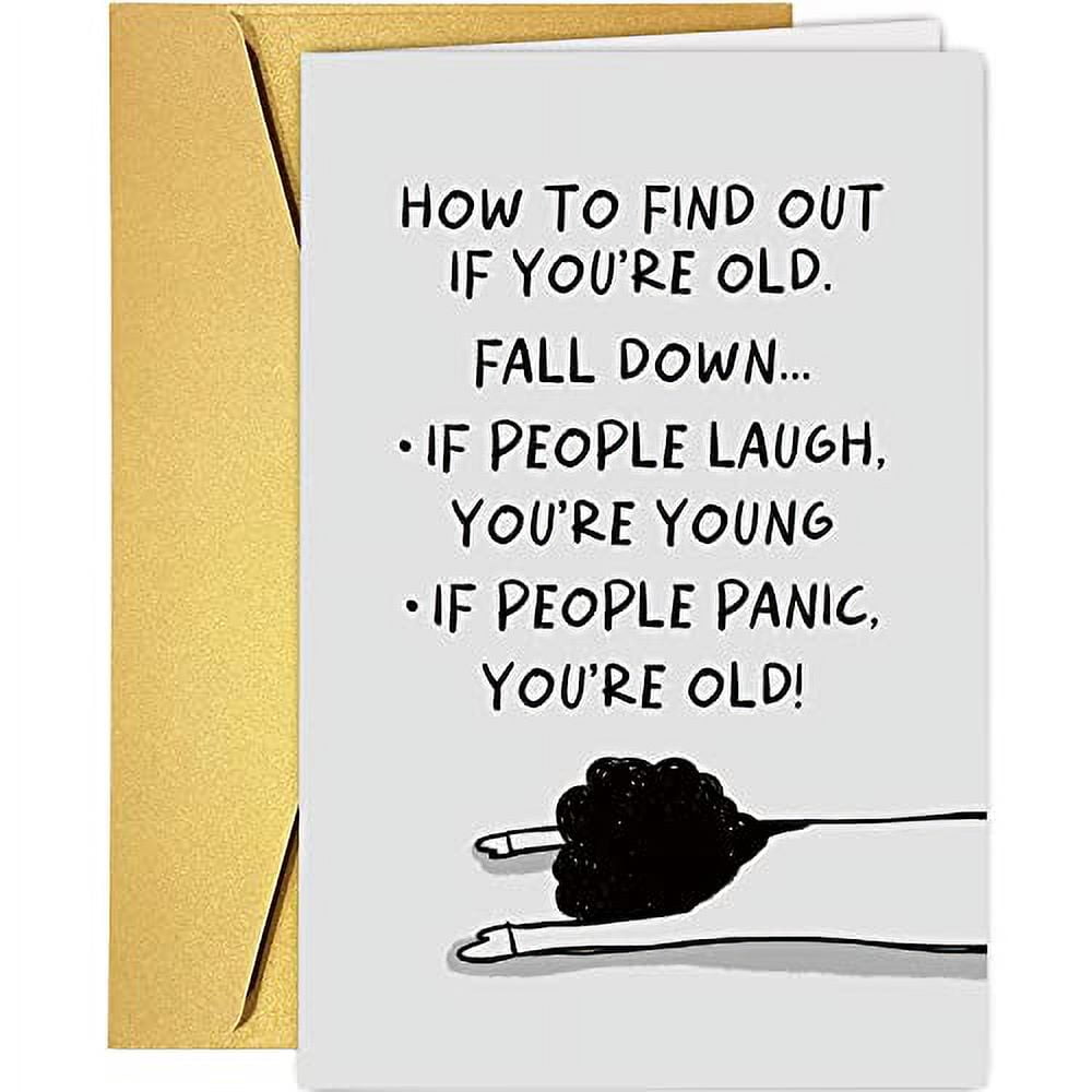 Birthday Card Nephew Karto Funny Birthday Card For Men Women - Large  5.5x8.5 Inch Happy Birthday Cards For Brother Sister Friend Coworker - 30th  40th 50th 60th - Rude Middle Finger Offensive Inappropriate, image size:1000x1000