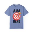 thumbnail image 1 of Humorous Aim Projectiles Leisure Fun Sports Enthusiast Novelty Entertainment Competition Family Bonding Unisex Garment-Dyed T-shirt, 1 of 4