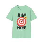 Humorous Aim Projectiles Leisure Fun Sports Enthusiast Novelty Entertainment Competition Family Bonding Unisex Softstyle T-Shirt