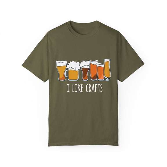 Humorous Ale Barley Alcoholic Beverages Drinking Hilarious Malt Brewery Lover Men Women Unisex Garment-Dyed T-shirt