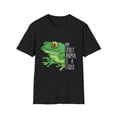 thumbnail image 1 of Humorous Amphibians Enthusiasts Illustration Pun Funny Frog Devotee Graphic Gag Men Women Unisex Softstyle T-Shirt, 1 of 4