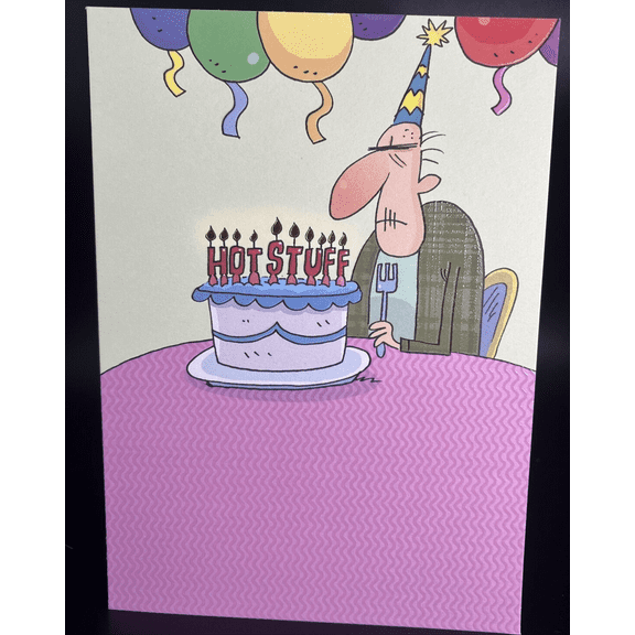 Humorous Birthday Greeting Card w/ Envenlope