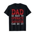 thumbnail image 1 of Humorous Black T-Shirt with Colorful Text for Dads - Perfect Father's Day Gift, 1 of 5