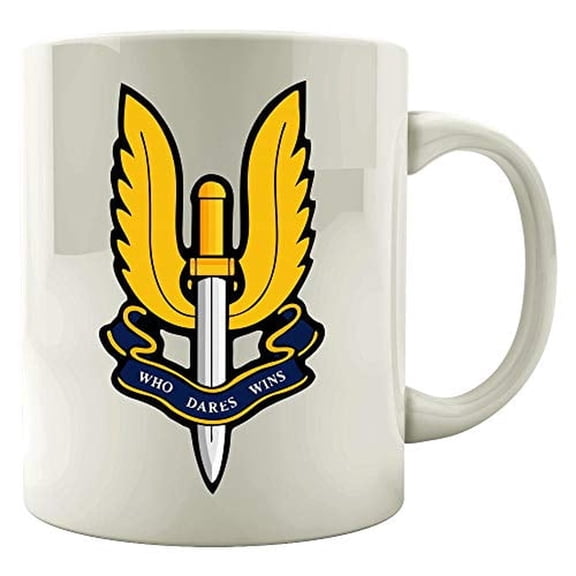 British Sword 11 oz Coffee Mug - England Pride White Ceramic Gift