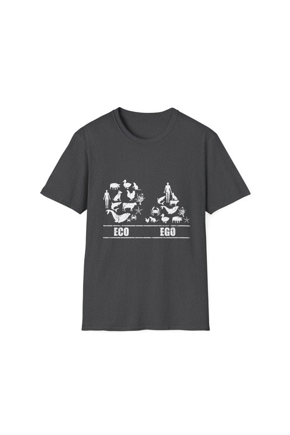 Humorous Campaign Supporting Animals Right Eco-Friendly Hilarious Fruitarian Herbivorous Environmental Unisex Softstyle T-Shirt