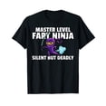thumbnail image 1 of Humorous Cartoon Ninja T-Shirt for Farting Fun and Laughter, 1 of 5