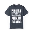 thumbnail image 1 of Humorous Clergyman Cleric Religious Worship Enthusiast Hilarious Priest Minister Parson Deacon Churchman Unisex Garment-Dyed T-shirt, 1 of 4