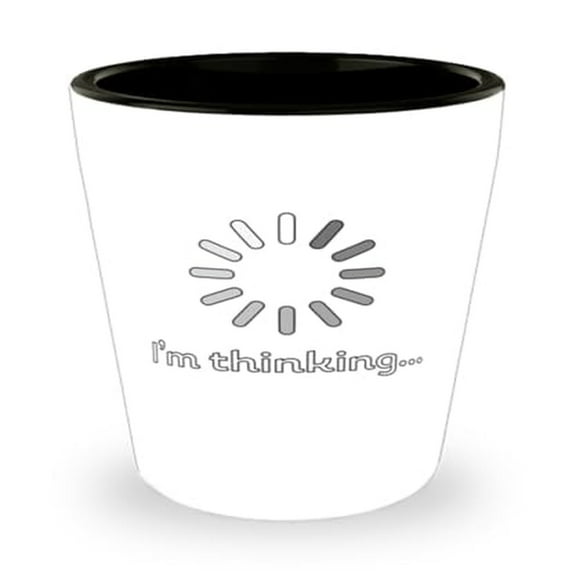 Humorous Computer Nerd 1.5oz Shot Glass - Geek-Themed, Novelty Gift for Birthdays, Unisex Unique Mini Glassware Present Friends, Coworkers, and