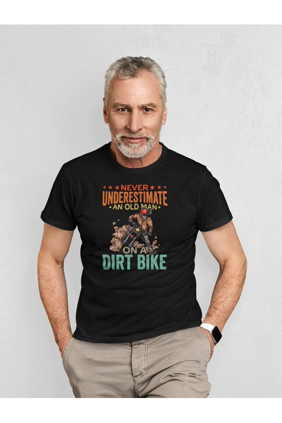 Humorous Cycling Dad T-Shirt - Perfect Gift for Motocross Bike Lovers