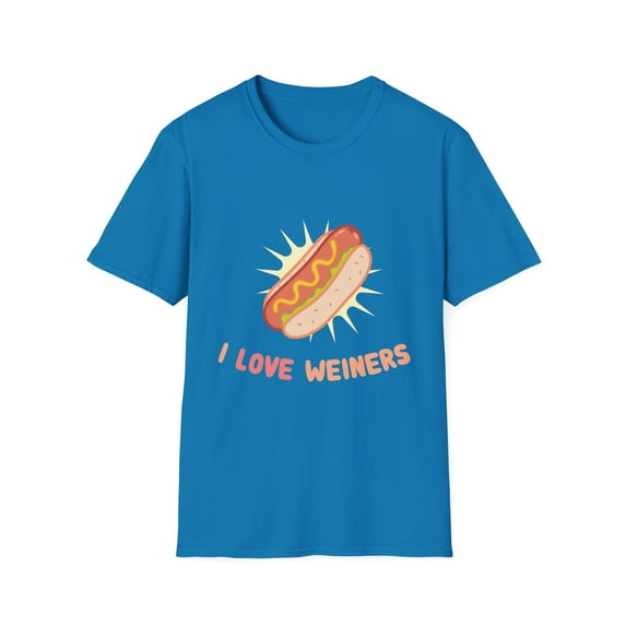 Humorous Daschund Dog Owner Humor Funny Love Weiners Smoked Sausage Graphic Men Women Unisex Softstyle T-Shirt