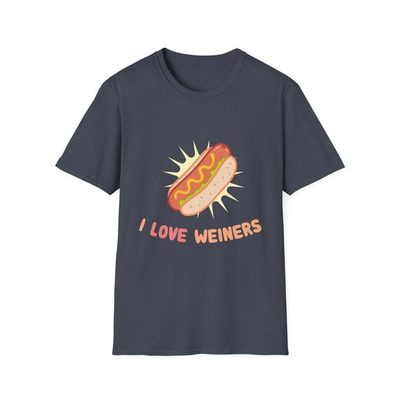 Humorous Daschund Dog Owner Humor Funny Love Weiners Smoked Sausage Graphic Men Women Unisex Softstyle T-Shirt