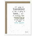 thumbnail image 1 of Humorous Encouragement Card – "Not Going to Sugarcoat It" – Supportive Design for Tough Times – Blank Inside, Brown Kraft Envelope Included, 1 of 2