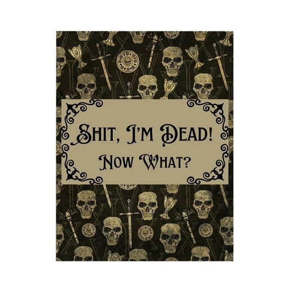 Humorous End of Life Planning Notebook | Multi-Function Record Keeper for Property, Business, and Personal Wishes | Ideal Gift for Family and Friends