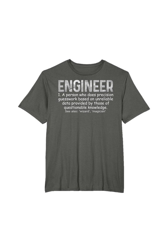 Humorous Engineer Definition T-Shirt - Comfort Colors - Perfect Gift for Tech Enthusiasts