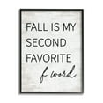 thumbnail image 1 of Humorous Fall Phrase Witty Typography Rustic Pattern Holiday Graphic Art Framed Art Print Wall Art, 1 of 5