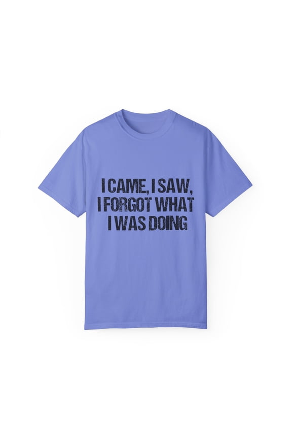 Humorous Forgetful Introvert Sarcastically Ironic Statements Hilarious Inattentively Awkward Mockery Sayings Unisex Garment-Dyed T-shirt