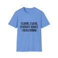 thumbnail image 1 of Humorous Forgetful Introvert Sarcastically Ironic Statements Hilarious Inattentively Awkward Mockery Sayings Unisex Softstyle T-Shirt, 1 of 4