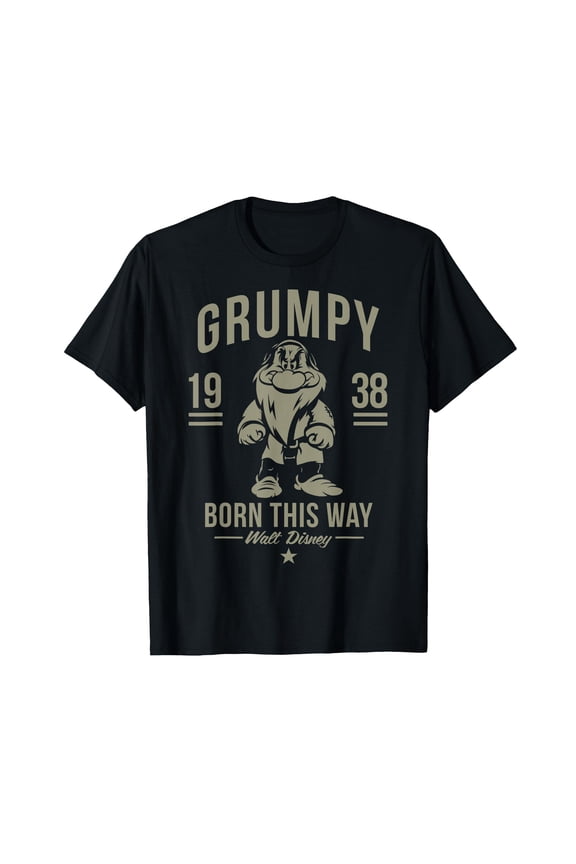 Humorous Frowning Character 1938 Born This Way Graphic T-Shirt
