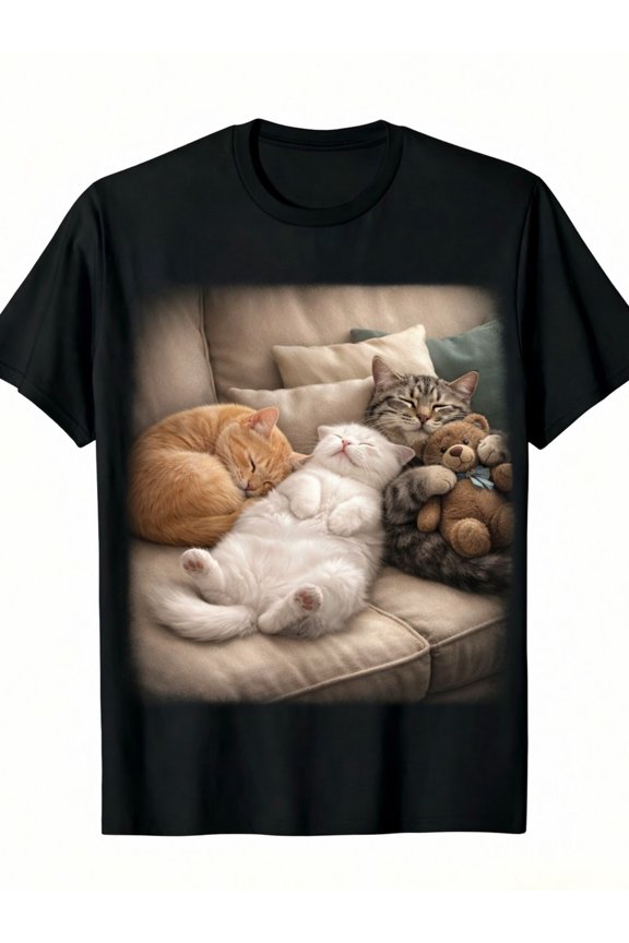 Humorous Fun Graphic Design Fashionable Plus Size Statement Unisex T-Shirt, S - 5XL