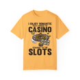 thumbnail image 1 of Humorous Gambler Betting Bluffing Wager Waging Enthusiast Novelty Bet Leisure Stake Risk Taker Luck Player Unisex Garment-Dyed T-shirt, 1 of 4