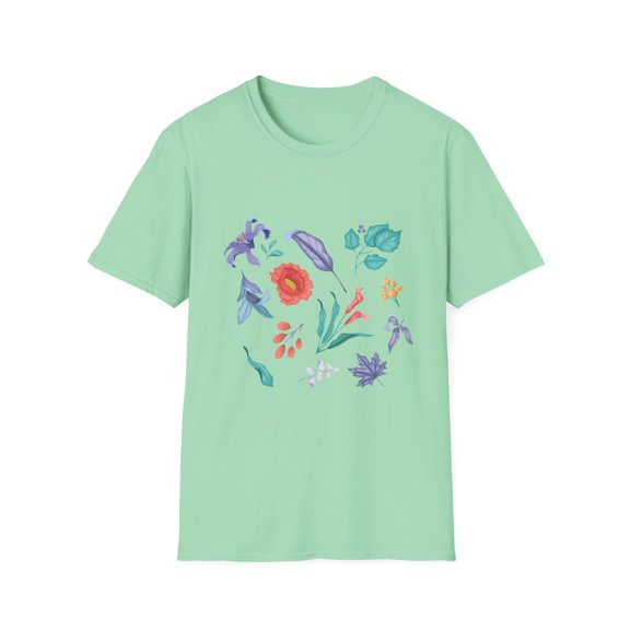 Humorous Gardening Devotees Sarcastic Vintage Illustration Novelty Floristry Enthusiast Appreciation Graphic Unisex Softstyle T-Shirt