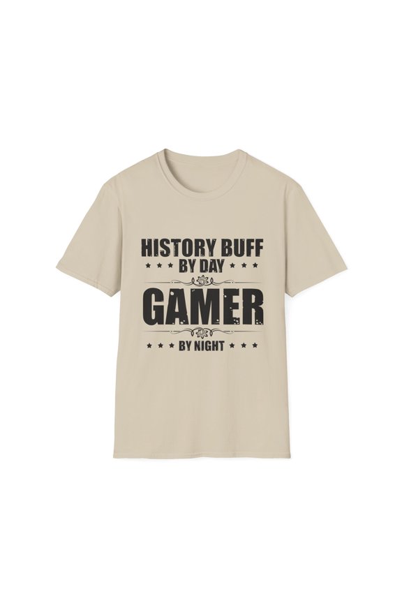 Humorous History Histories Annalist Biographer Enthusiast Hilarious Playing Games Role-Playing Videogame Unisex Softstyle T-Shirt