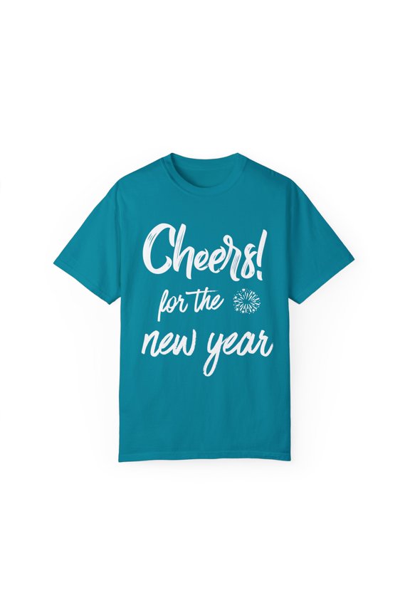 Humorous Holiday Beginnings Inspiring Statements Puns Line Novelty Yearly Starts Resolutions Mockery Saying Unisex Garment-Dyed T-shirt