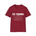 thumbnail image 1 of Humorous Ice Fishing Definition Fishing Enthusiasts Illustration Gifts Hilarious Fishermen Essentials Men Women Unisex Softstyle T-Shirt, 1 of 4