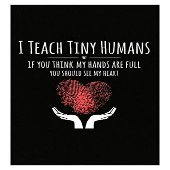 Educational Poster - I Teach Tiny Humans - Wall Decor for Kids Gift