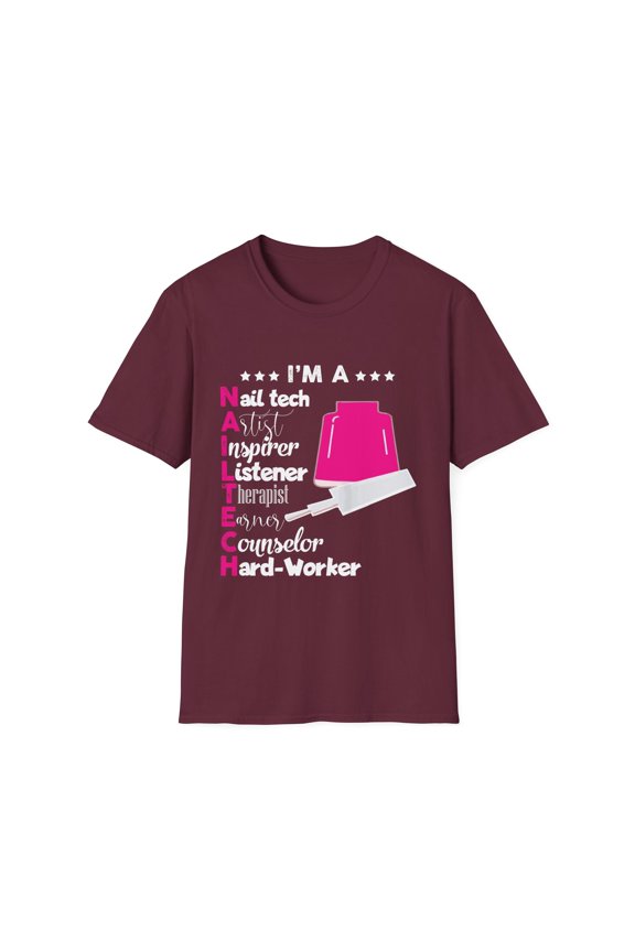 Humorous Mani pede queen Stylists Appreciation Inspirational Gift Hilarious Beautician Salon Pun Men Women Unisex Softstyle T-Shirt