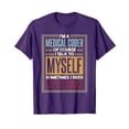 thumbnail image 1 of Humorous Medical Coder I Talk To Myself T-Shirt for Nurses and Coders, 1 of 5